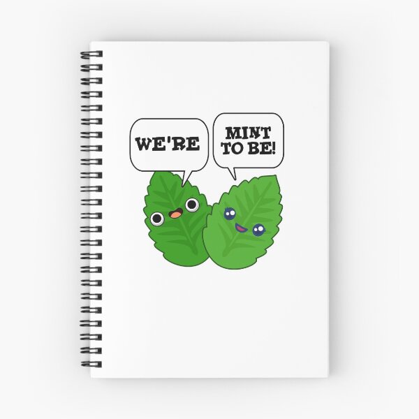Item preview, We're Mint To Be Funny Food Puns  designed and sold by punnybone.