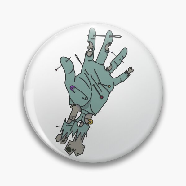 Item preview, Blue Zombie Pins N Needles designed and sold by KilonovaGames.