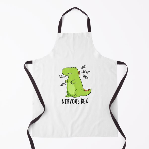 Item preview, Nervous Rex TRex Funny Dinosaur Puns designed and sold by punnybone.