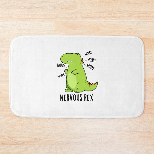 Item preview, Nervous Rex TRex Funny Dinosaur Puns  designed and sold by punnybone.