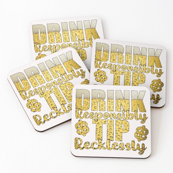 Item preview, Drink Responsibly Tip Recklessly - Bartender  designed and sold by yessicarabbit.