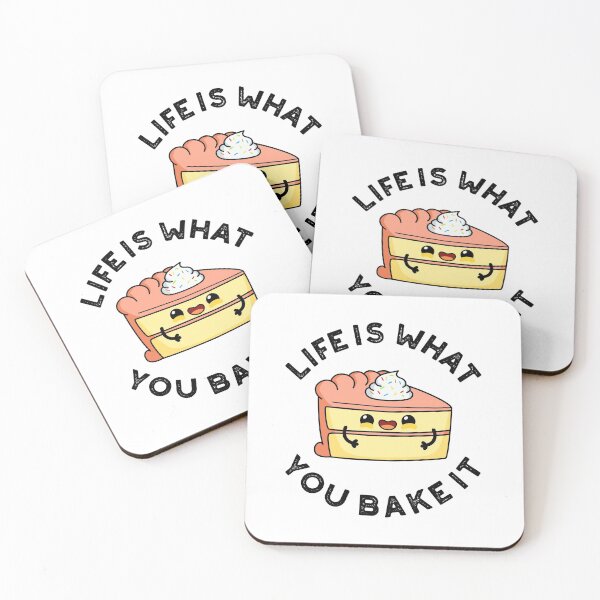 Item preview, Life Is What You Bake It Funny Food Puns  designed and sold by punnybone.
