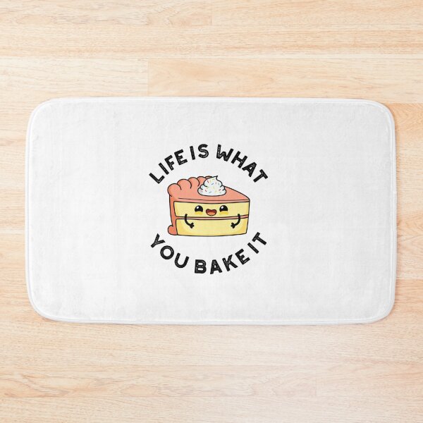 Item preview, Life Is What You Bake It Funny Food Puns  designed and sold by punnybone.