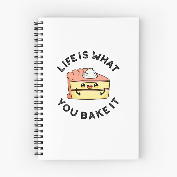 Item preview, Life Is What You Bake It Funny Food Puns  designed and sold by punnybone.