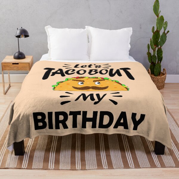 Item preview, Cool Lets Taco Bout My Birthday Funny designed and sold by vineeth.