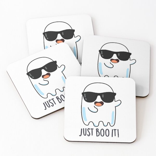 Item preview, Just Boo It Halloween Funny Ghost Pun designed and sold by punnybone.
