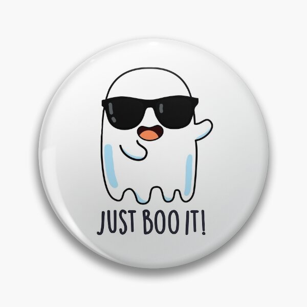 Item preview, Just Boo It Halloween Funny Ghost Pun designed and sold by punnybone.
