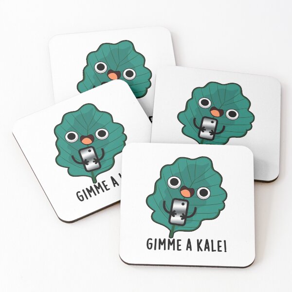 Item preview, Gimme A Kale Funny Veggie Puns  designed and sold by punnybone.
