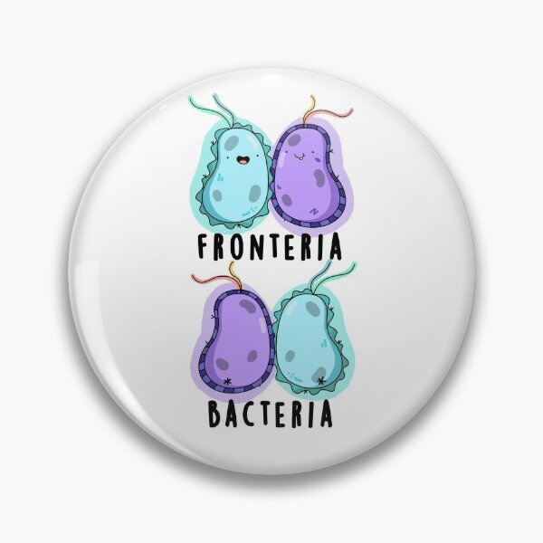 Item preview, Fronteria Bacteria Funny Biology Puns  designed and sold by punnybone.