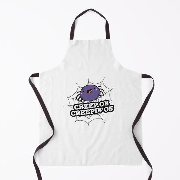 Item preview, Creep On Creepin On Funny Positive Spider Puns designed and sold by punnybone.