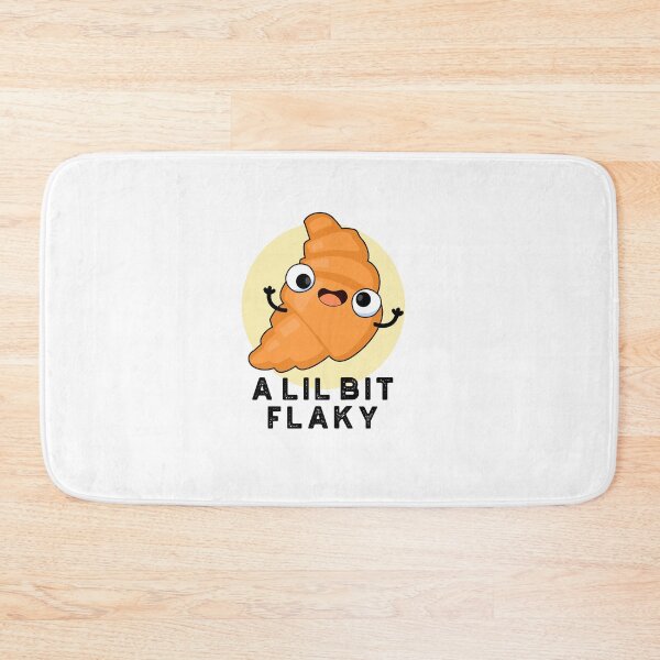 Item preview, A Lil Bit Flaky Pastry Funny Croissant Puns  designed and sold by punnybone.