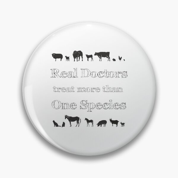 Item preview, Real Doctors Treat More Than One Species designed and sold by 4AllTimes.
