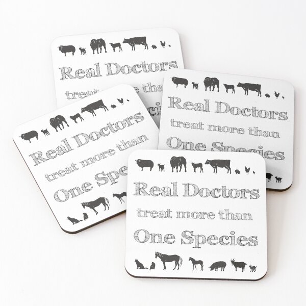 Item preview, Real Doctors Treat More Than One Species designed and sold by 4AllTimes.
