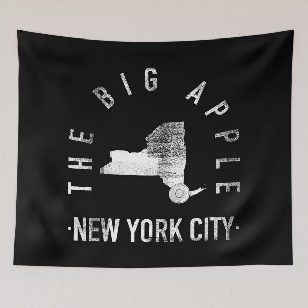 Item preview, New York City - The Big Apple - Minimalist Vintage Art designed and sold by thegoodwordsco.