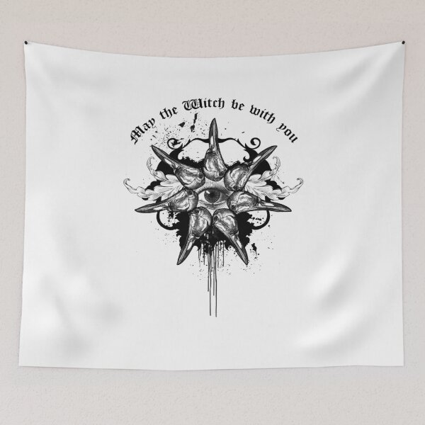 Item preview, May The Witch ... (black, use it on dark fabric) designed and sold by Pati-Onirie.