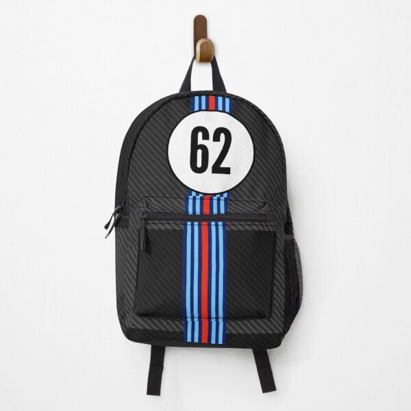 Item preview, Martini Racing Number 62 Carbon Poster – Classic Retro Livery Art designed and sold by Road To Track.