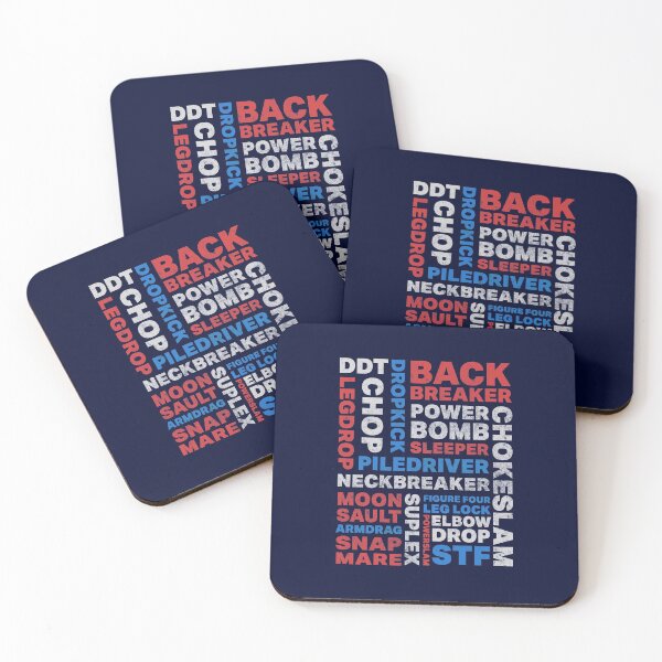 Item preview, Wrestling Moves List designed and sold by DDTees.