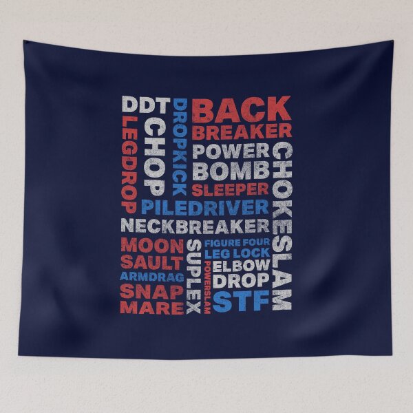 Item preview, Wrestling Moves List designed and sold by DDTees.