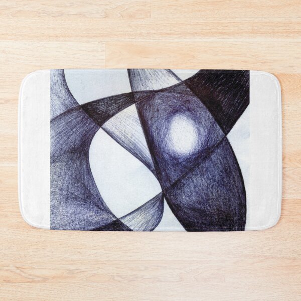 Item preview, Rocket Abstract Black and White Artwork  designed and sold by Holly Gatrell.