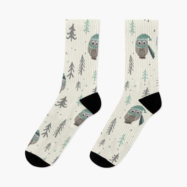 Item preview, Aesthetic Christmas Owl Pattern designed and sold by SAVWIS.
