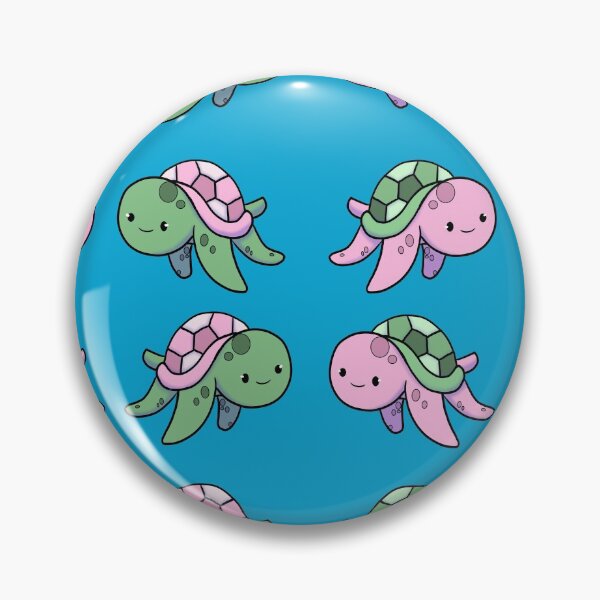 Item preview, Pink and Green Sea Turtles designed and sold by Morgan Drea.