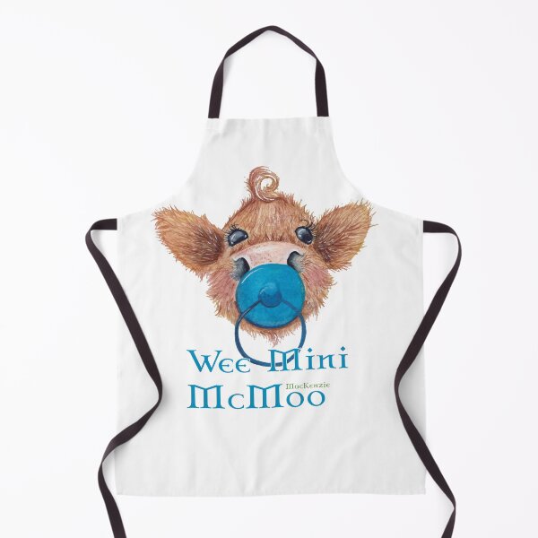 Item preview, Wee Mini MacKenzie McMoo Blue designed and sold by Fiona Bárcenas.