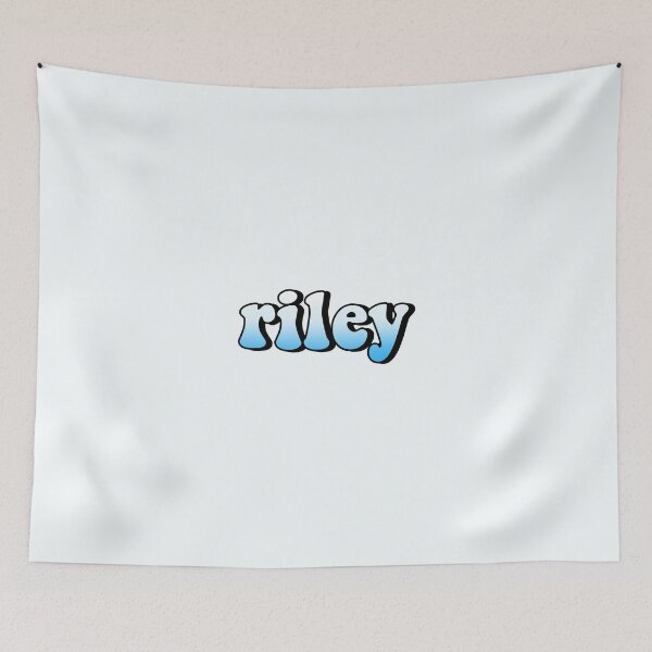 Item preview, aesthetic pastel blue gradient riley name designed and sold by STAR10008.