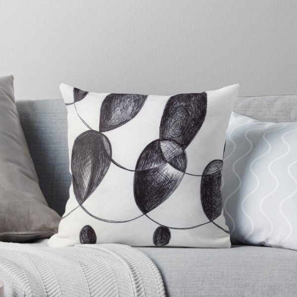 Item preview, Call Me Abstract Black and White Art designed and sold by Holly Gatrell.