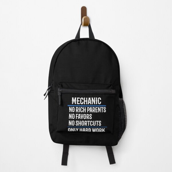 Item preview, Mechanic No Rich Parents No Favors No Shortcuts Only Hard Work designed and sold by TeesYouWant.