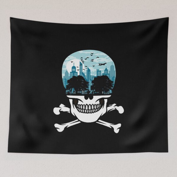 Item preview, Skull and cross bones designed and sold by Dream Imagine Create ..