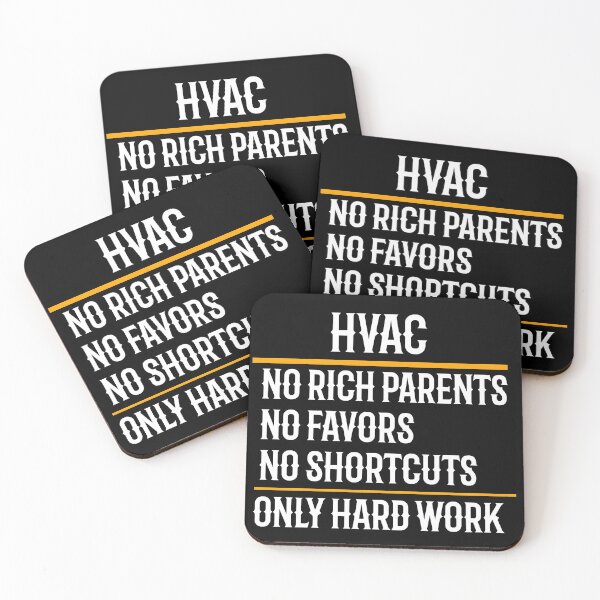 Item preview, HVAC No Rich Parents No Favors No Shortcuts Only Hard Work designed and sold by TeesYouWant.