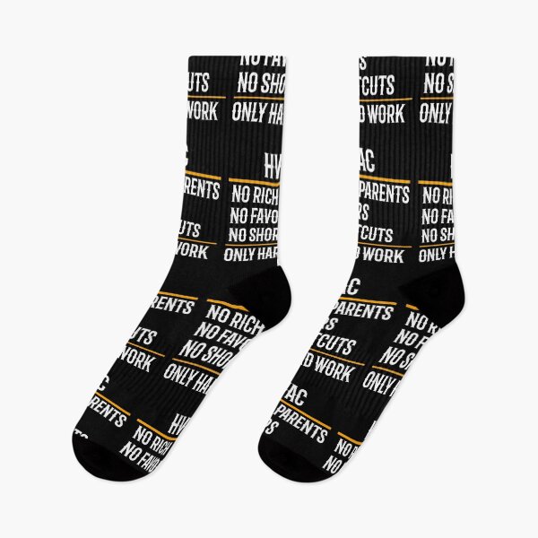 Item preview, HVAC No Rich Parents No Favors No Shortcuts Only Hard Work designed and sold by TeesYouWant.