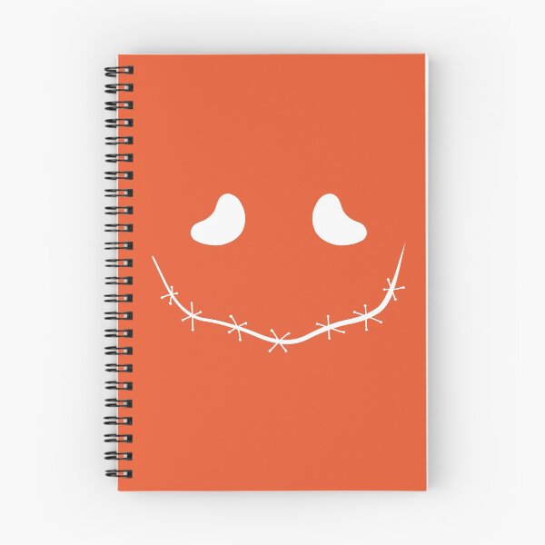 Item preview, Spooky stitched mouth face, white and orange designed and sold by ArtfulBonBon.