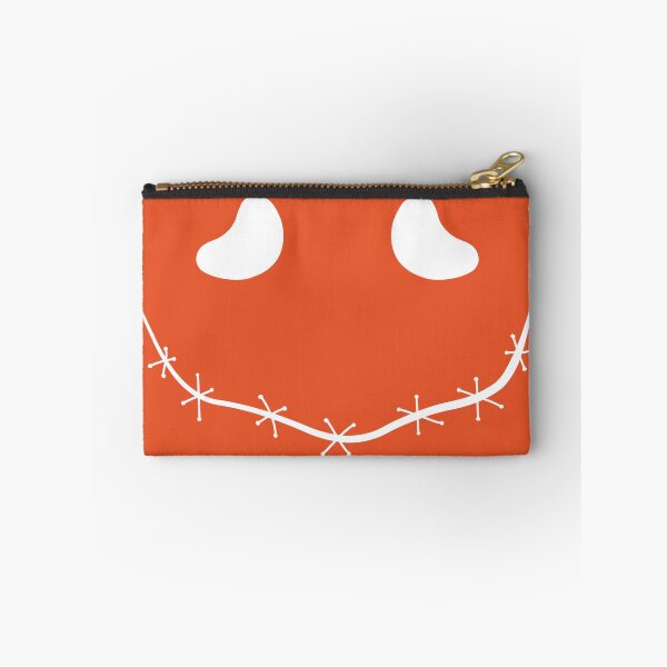 Item preview, Spooky stitched mouth face, white and orange designed and sold by ArtfulBonBon.
