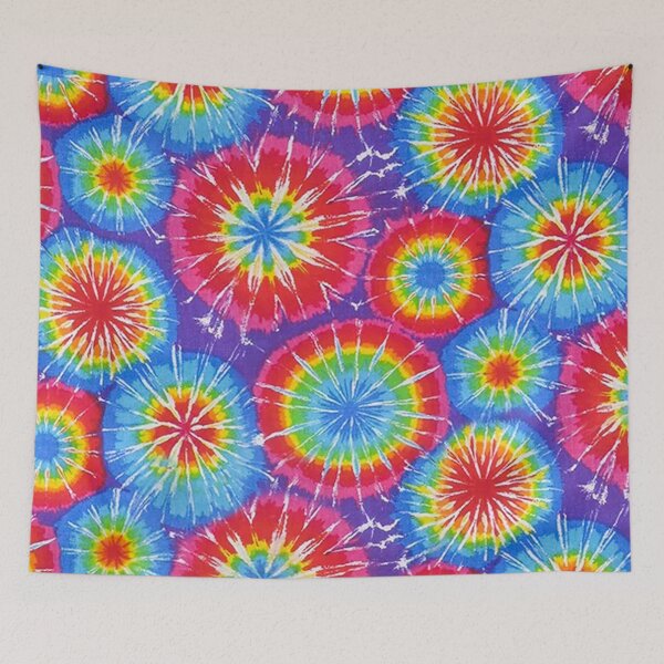 Item preview, Rainbow Tie-Dye Spiral Bedsheets Tiedye Yoga pants Bed sheet cover  designed and sold by baligaia.