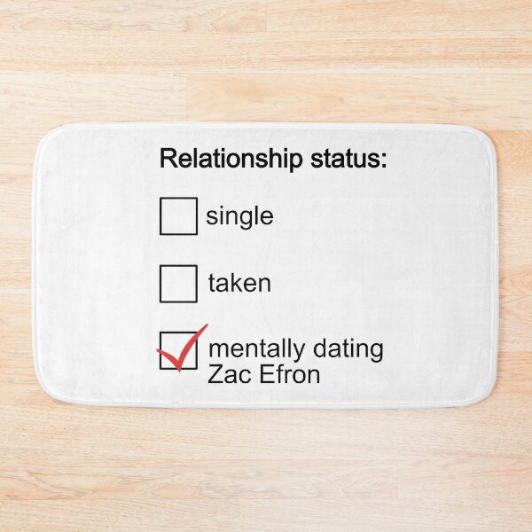 Item preview, Mentally dating Zac Efron designed and sold by FanArtCollages.