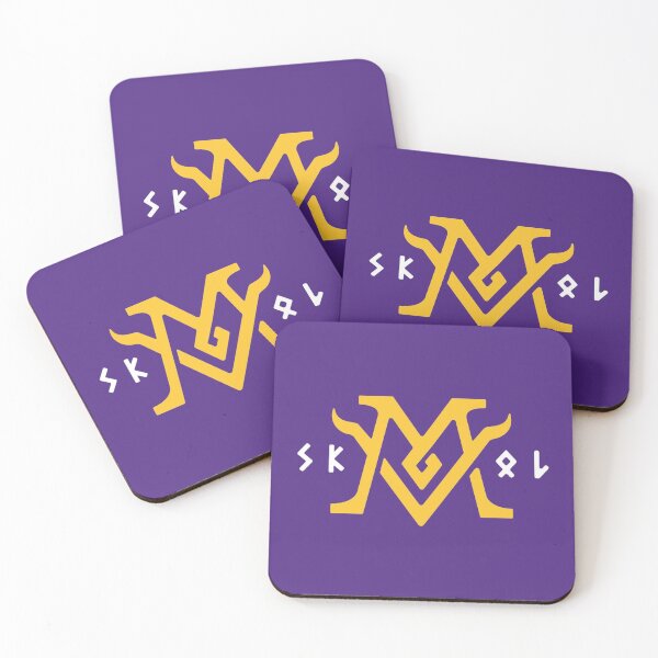 Minnesota Vikings Team Uniform Coaster Set