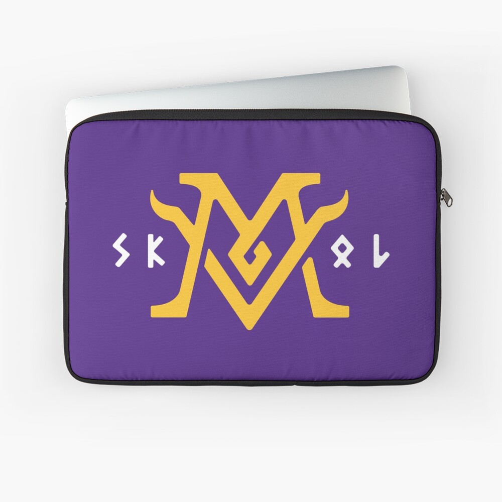 Minnesota Vikings Skol Helmet Laptop Sleeve for Sale by