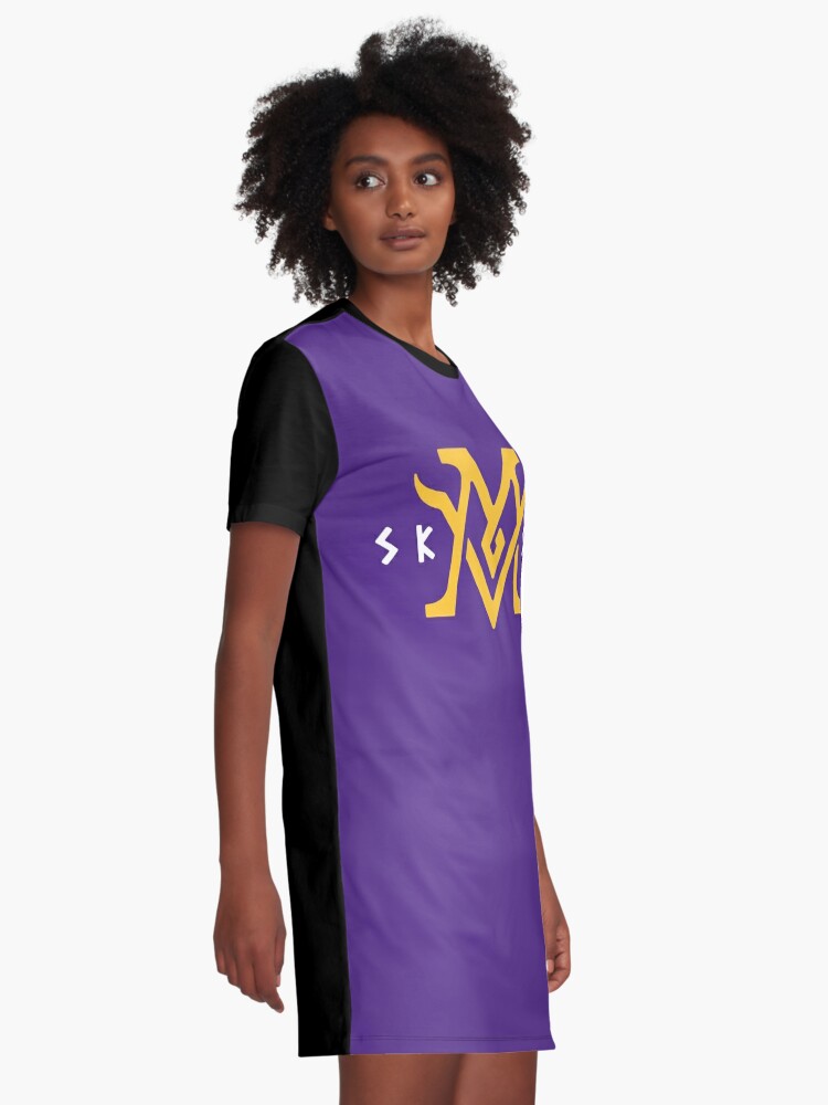 Vikings Adam Thielen 19 Signature Design Graphic T-Shirt Dress for Sale by  originalnickb