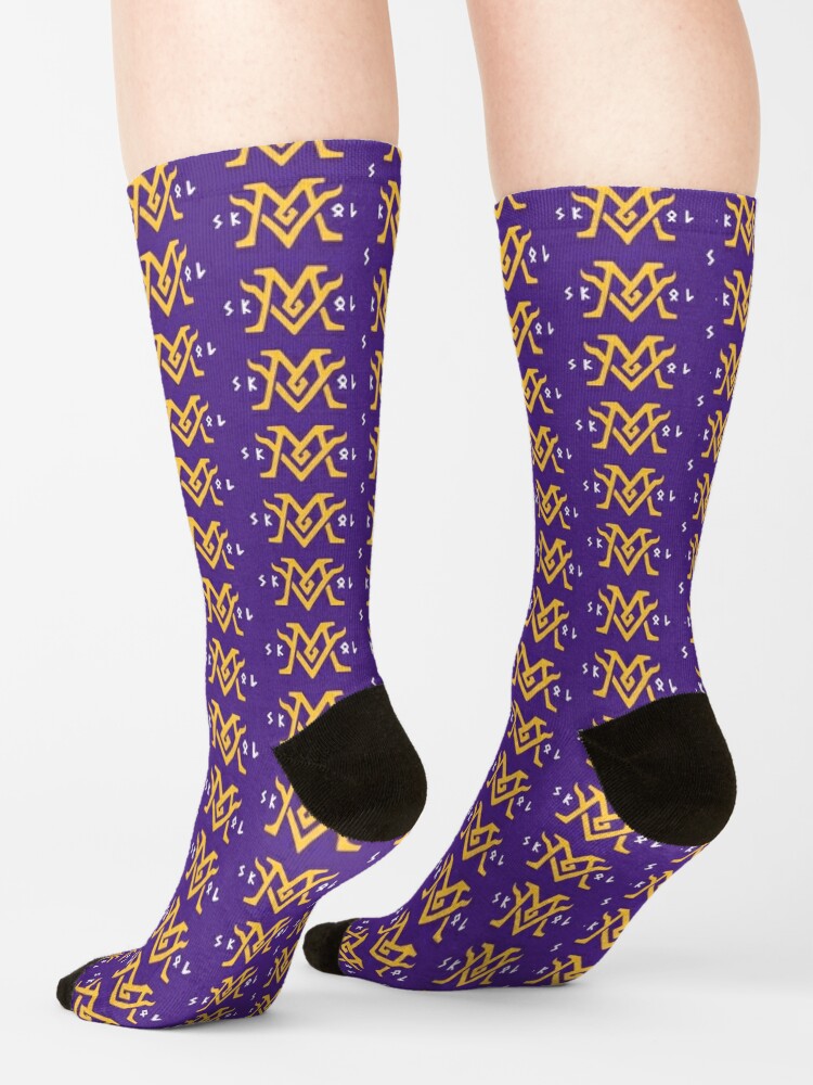 Minnesota Vikings Womens Calf Logo Black Legging