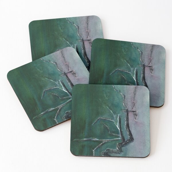 Item preview, Green Hand Painted Tree Nature Illustration designed and sold by Nickie-Jones.