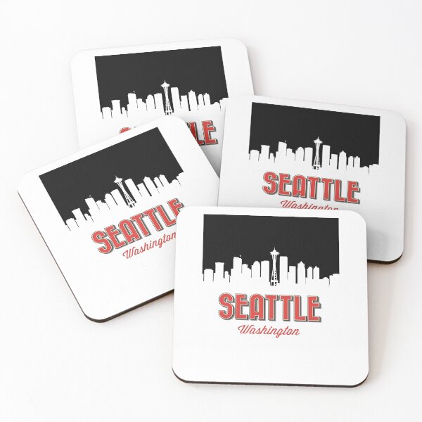 Item preview, Seattle, Washington, With City Skyline designed and sold by 4AllTimes.