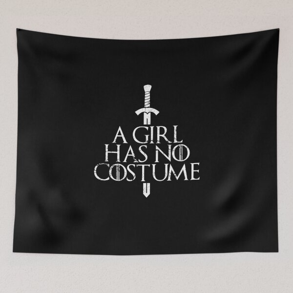 Item preview, A Girl Has No Costume Funny Easy Last Minute Halloween Idea designed and sold by juvajay.