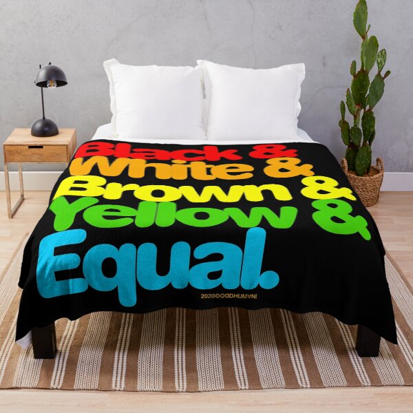 Item preview, Black & White & Brown & Yellow & Equal designed and sold by oddhuman.