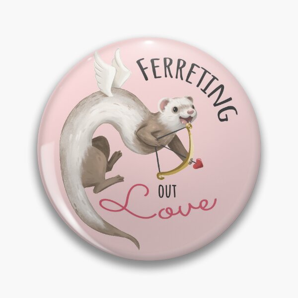Item preview, Cupid Ferret Ferreting out Love designed and sold by Pameloo.
