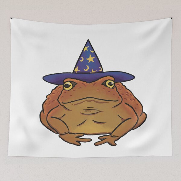 Item preview, Toad in a Wizard hat designed and sold by PastelDumpster.