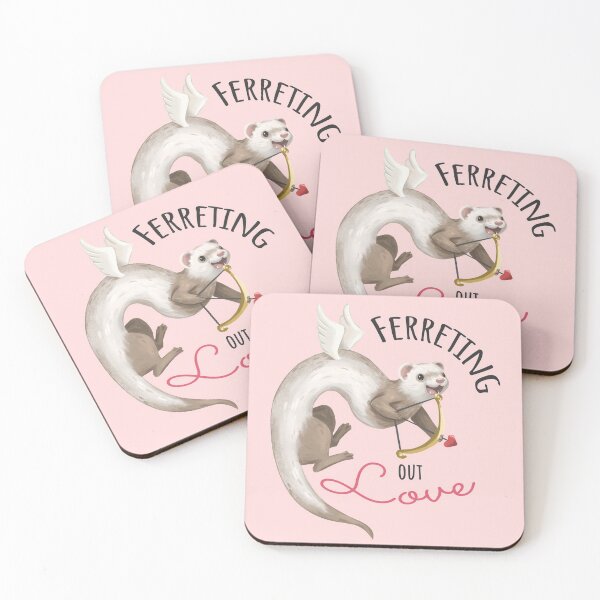Item preview, Cupid Ferret Ferreting out Love designed and sold by Pameloo.