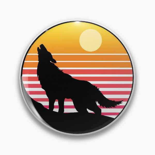 Item preview, Howling Wolf Sunset designed and sold by kubilayilhan.