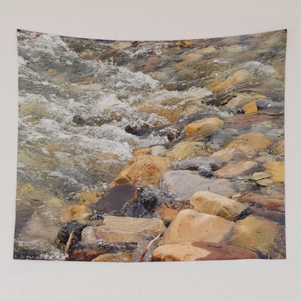 Item preview, Pebbles in Bubbling River Water in the Canadian Rockies designed and sold by CottoVerdi.
