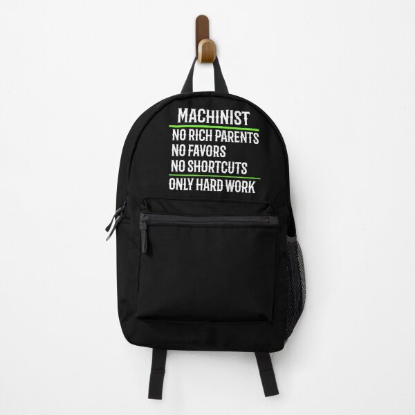 Item preview, Machinist No Rich Parents No Favors No Shortcuts Only Hard Work designed and sold by TeesYouWant.